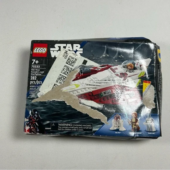 LEGO Star Wars: Obi-Wan Kenobi's  Jedi Starfighter (75333) Sealed Damaged Box - Picture 2 of 6